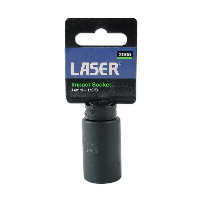 Laser Impact Socket 1/2"D 14mm 2005