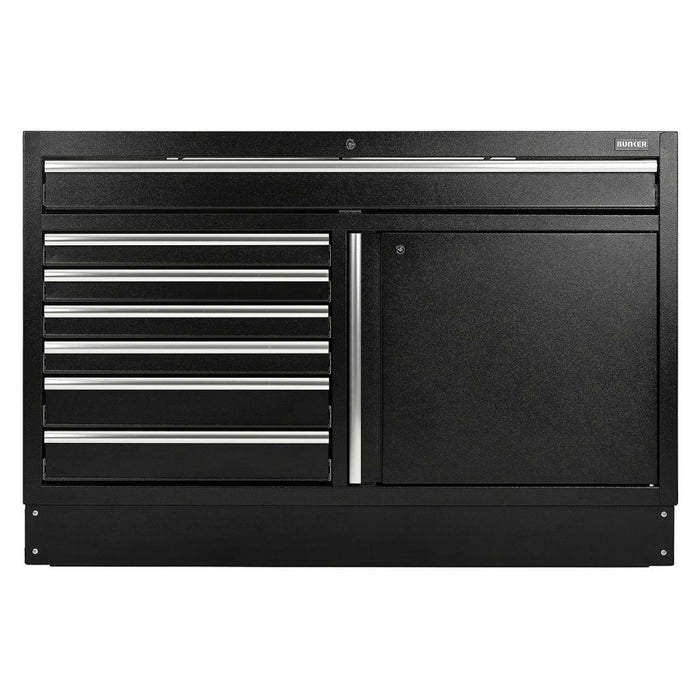 BUNKER Modular Floor Cabinet, 7 Drawer, 1360mm - MS400-7BU54