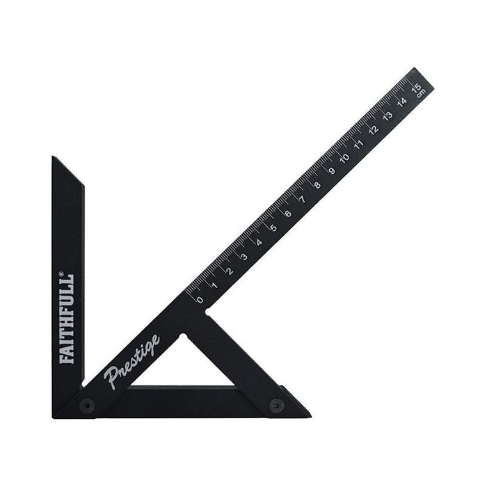 Faithfull Prestige Centre Finder Gauge Black Aluminium 150mm Faithfull - Town Tools