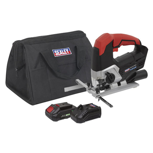 Sealey SV20 Series Cordless Jigsaw Kit 20V 2Ah CP20VJSKIT1 Sealey - Town Tools 