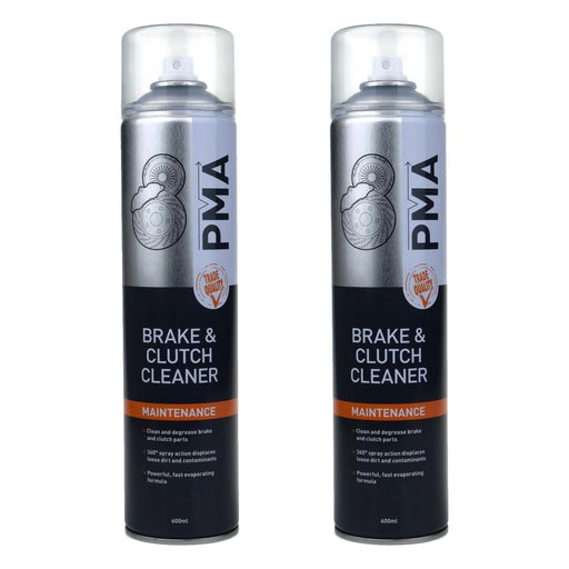 2 x PMA Brake And Clutch Cleaner Degreaser Aerosol Professional Spray 600ml BRCL PMA - Town Tools 