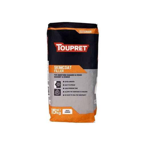 Toupret Exterior Skimcoat Filler 15kg Toupret - Town Tools