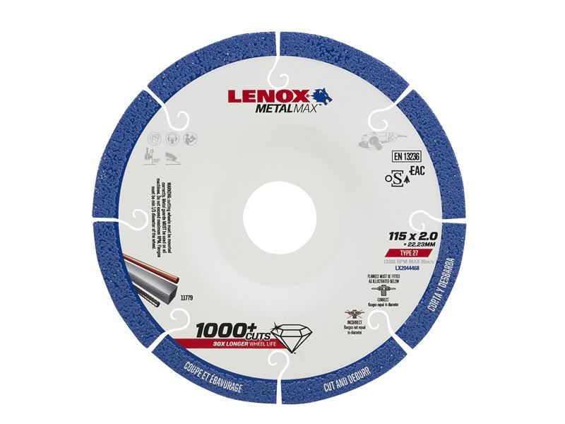 LENOX METALMAX Diamond Blade 115 x 2.0 x 22.23mm LENOX - Town Tools