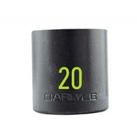 Carlyle Tools 1/2In Drive 20mm 6 Pt Stubby Impact Socket