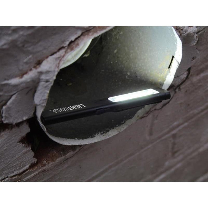 Lighthouse Elite Mini Slimline Rechargeable LED Torch 200 lumens Lighthouse - Town Tools