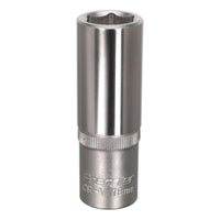 Sealey WallDrive Socket 18mm Deep 1/2"Sq Drive S1218D