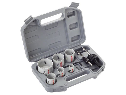 Bosch Powertool Accessories Plumbers HSS Bi-metal Holesaw Set, 9 Piece Bosch Powertool Accessories - Town Tools