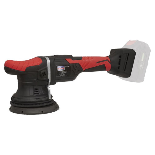 Sealey Cordless Orbital Polisher125mm 20V SV20 Series Lithium-ion Body Only Sealey - Town Tools 