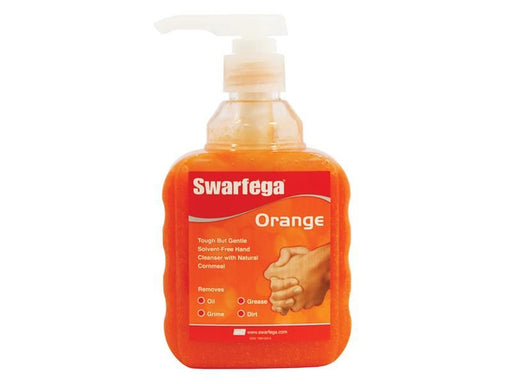 Swarfega Orange Hand Cleaner Pump Top Bottle 450ml Swarfega� - Town Tools