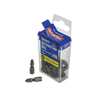 Faithfull Pozi Impact Screwdriver Bits PZ2 x 25mm (Pack 20)