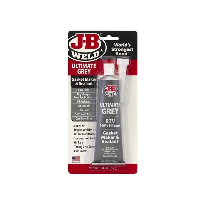 J-B Weld Silicone Gasket Maker & Sealant Grey 85g J-B Weld - Town Tools