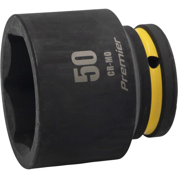 Sealey 3/4"Dr Impact Socket 50mm (Yellow Coded Ring)