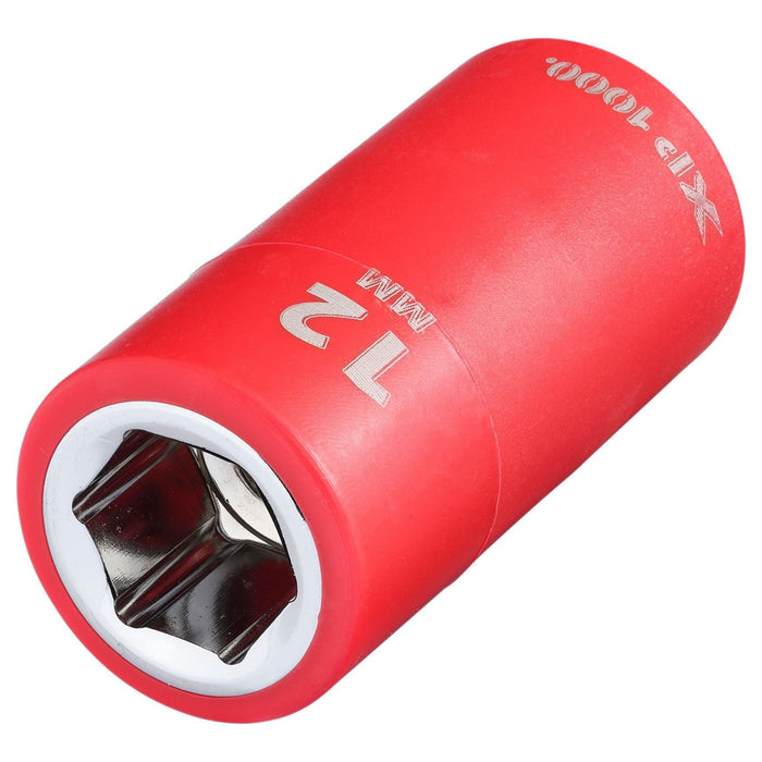 Draper XP1000 VDE Socket, 3/8" Sq. Dr., 12mm Draper - Town Tools