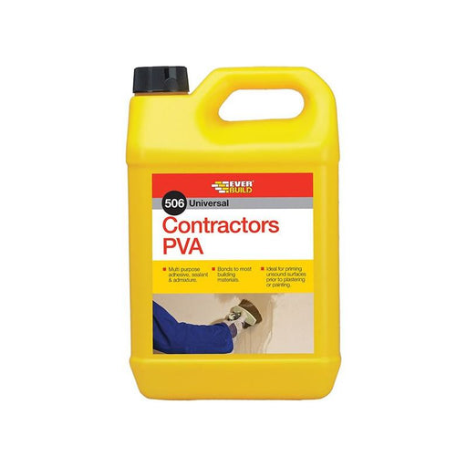 Everbuild Sika Contractor's PVA 5 litre Everbuild Sika - Town Tools