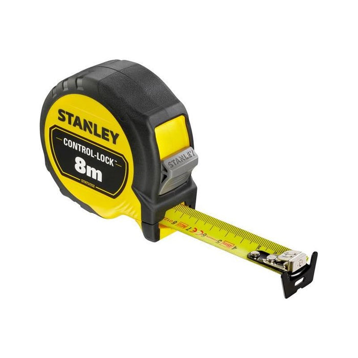 Stanley® Hand Tools CONTROL-LOCK™ Pocket Tape 8m (Width 25mm) (Metric only) STANLEY® Hand Tools - Town Tools