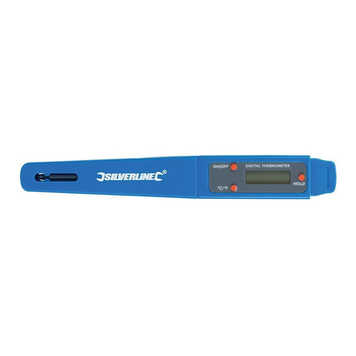 Silverline Pocket Digital Probe Thermometer -40°C to +250°C Silverline - Town Tools 