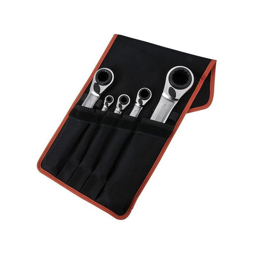 Bahco S4RM Series Reversible Ratchet Spanners Set, 5 Piece Bahco - Town Tools