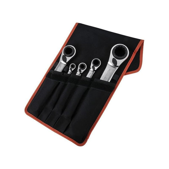 Bahco S4RM Series Reversible Ratchet Spanners Set, 5 Piece Bahco - Town Tools