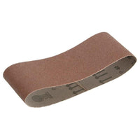 Faithfull Cloth Sanding Belt 400 x 60mm 80G (Pack 3)