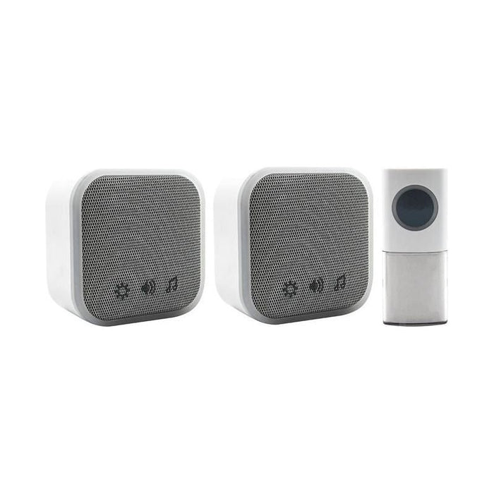 Uni-Com Portable and Plug-In Door Chime Set, White Uni-Com - Town Tools