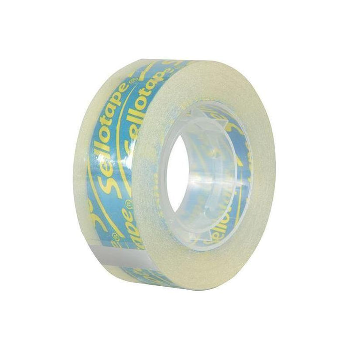 Sellotape Super Clear Sticky Tape - 1 Roll 18mm x 25m Sellotape - Town Tools