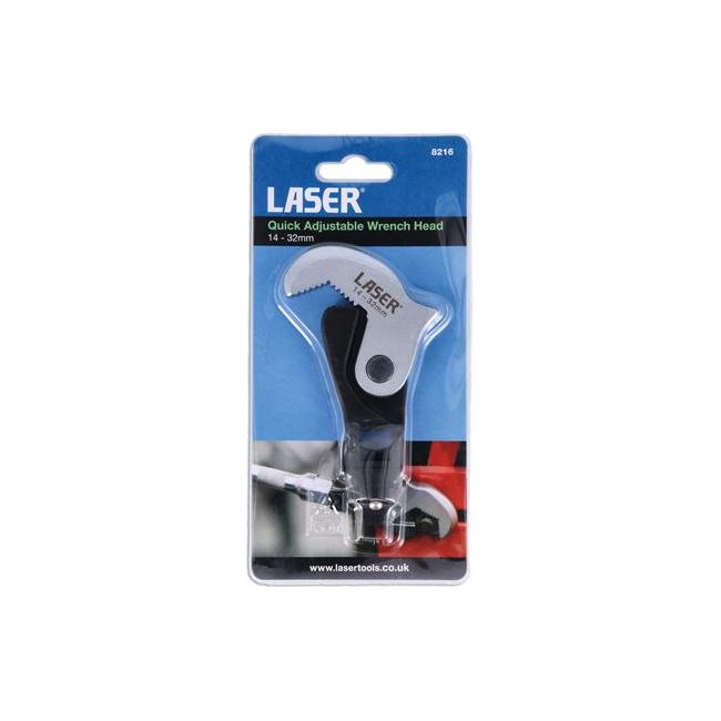 Laser Quick Adjustable Wrench Head 14 - 32mm 8216