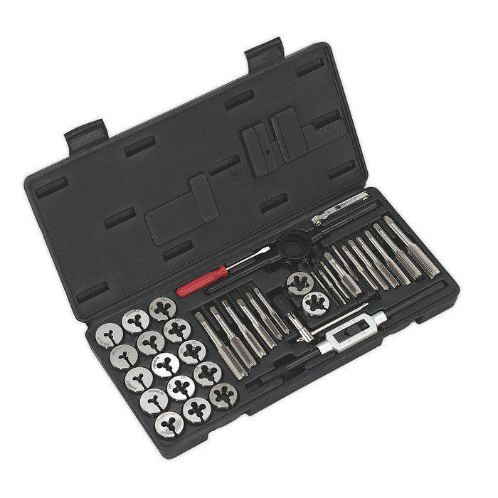 Sealey Tap & Die Set 40pc Split Dies Metric AK3012 Sealey - Town Tools 