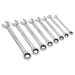 Sealey Combination Ratchet Spanner Set 8pc Imperial S0984 Siegen by Sealey - Town Tools 