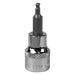 Sealey Ball-End Hex Socket Bit 3mm 3/8"Sq Drive SBBH001 Sealey - Town Tools 