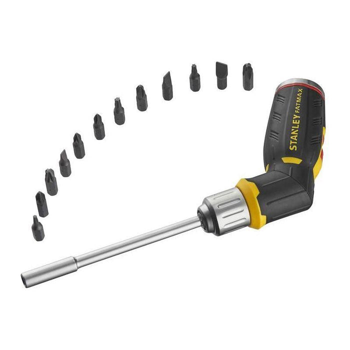 Stanley® Hand Tools FatMax® Pistol Grip Ratchet 12 Bits STANLEY® Hand Tools - Town Tools
