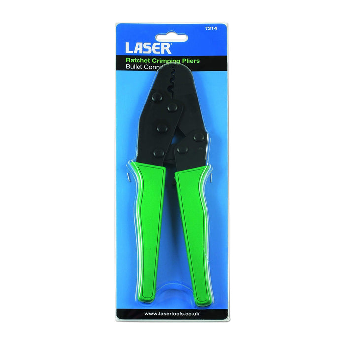 Laser Heavy Duty Ratchet Crimping Pliers 7314