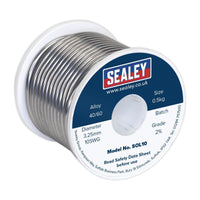 Sealey Solder Wire Quick Flow 3.25mm/10SWG 40/60 0.5kg Reel SOL10