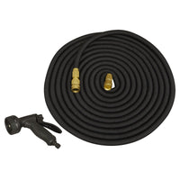 Sealey Ø17mm Expandable Garden Hose Black 15m Premium GH15E