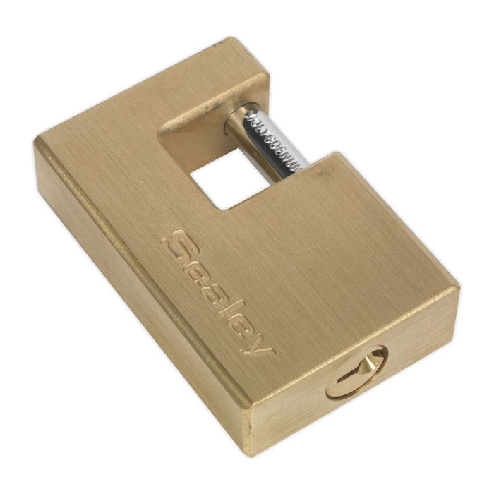 Sealey Brass Shutter Padlock 56mm Sealey - Town Tools 