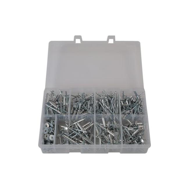 Connect Assorted Popular Rivets 475pc 31843 Tool Connection - Town Tools 