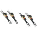 4x Sealey Auto Retract Ratchet Tie Down Straps 600kg Capacity 25mmx3m ATD25301 Sealey - Town Tools 