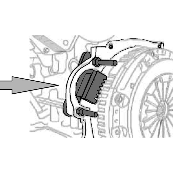 Laser Flywheel Locking Tool - for Hyundai, Kia Diesel 7276 Laser - Town Tools 