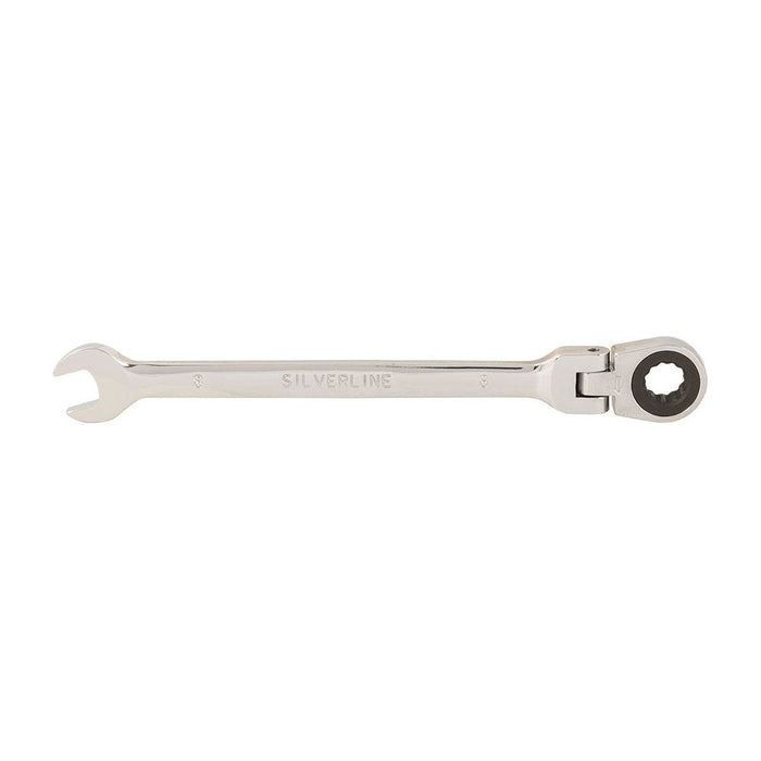 Silverline Flexible Head Ratchet Spanner 8mm Silverline - Town Tools 