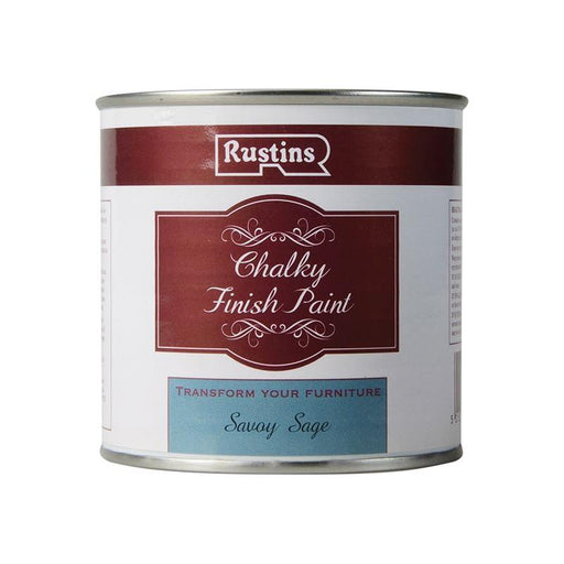Rustins Chalky Finish Paint Savoy Sage 250ml Rustins - Town Tools