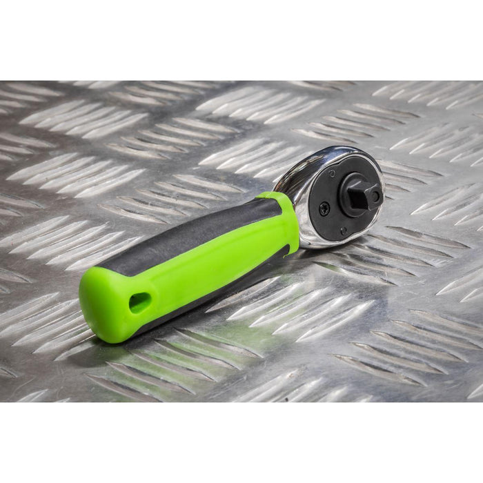 Siegen Siegen Stubby Ratchet Wrench with Flip Reverse 1/4"Sq Drive S01258 Siegen - Town Tools 