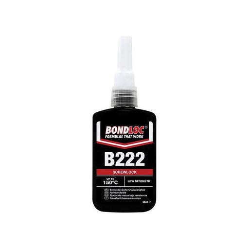 Bondloc B222 Screwlock Low Strength Threadlocker 50ml Bondloc - Town Tools