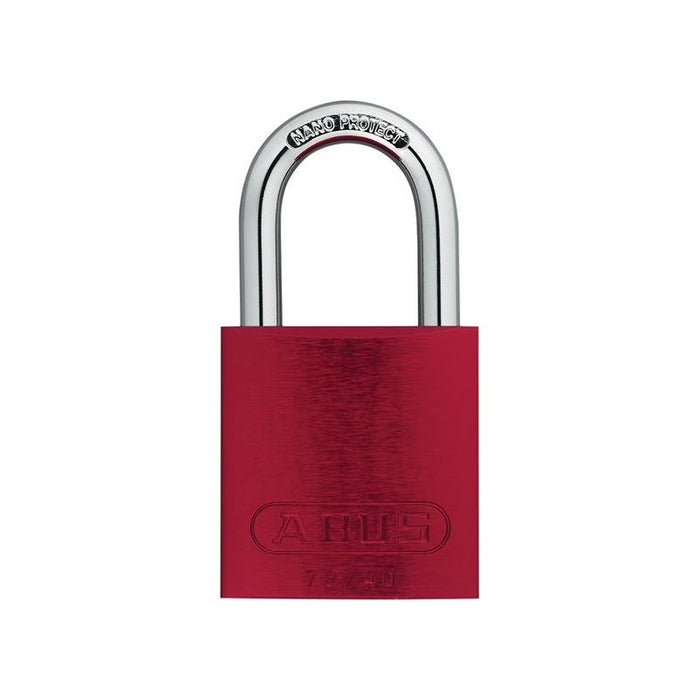 Abus Mechanical 72/40mm Aluminium Padlock Red Keyed Alike TT02162 ABUS Mechanical - Town Tools