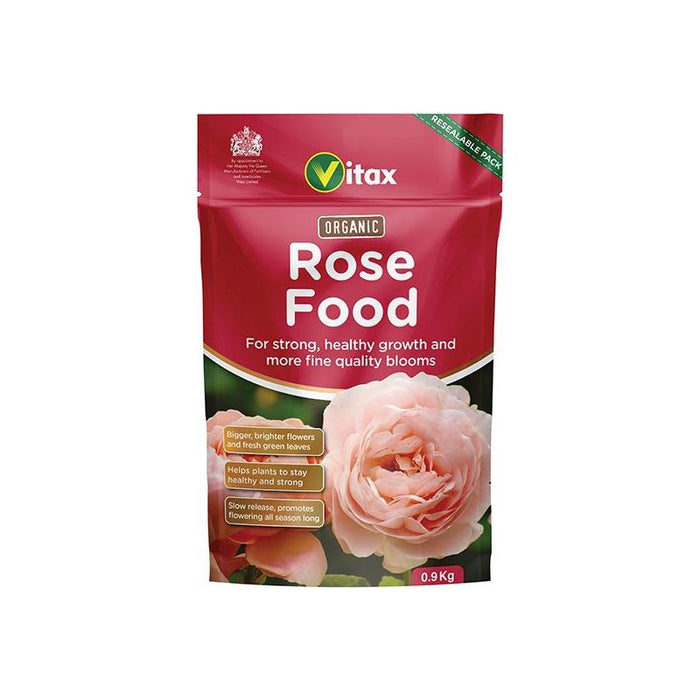 Vitax Organic Rose Food 0.9kg Pouch Vitax - Town Tools