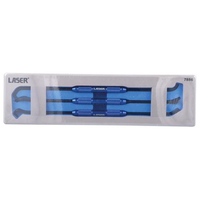 Laser Mini Pry Bar Set 3pc 7886 Laser - Town Tools 