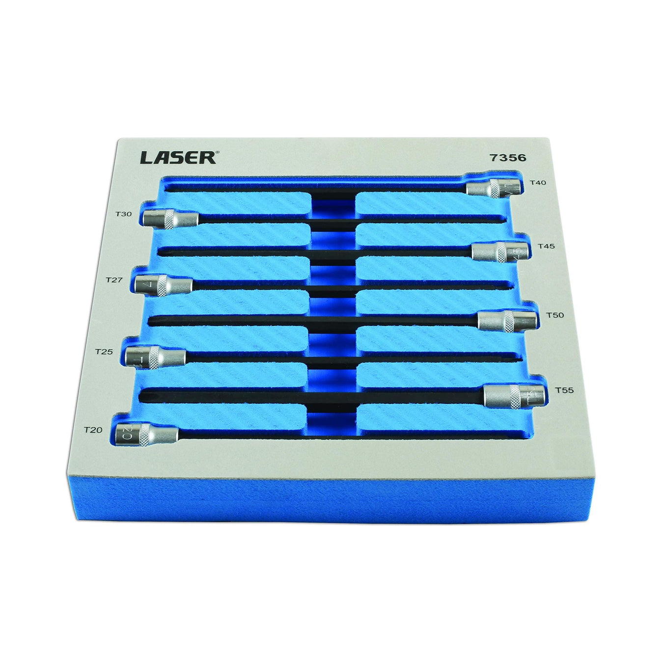 Laser Extra Long Star Socket Bit Set 3/8"D 8pc 7356 Laser - Town Tools 