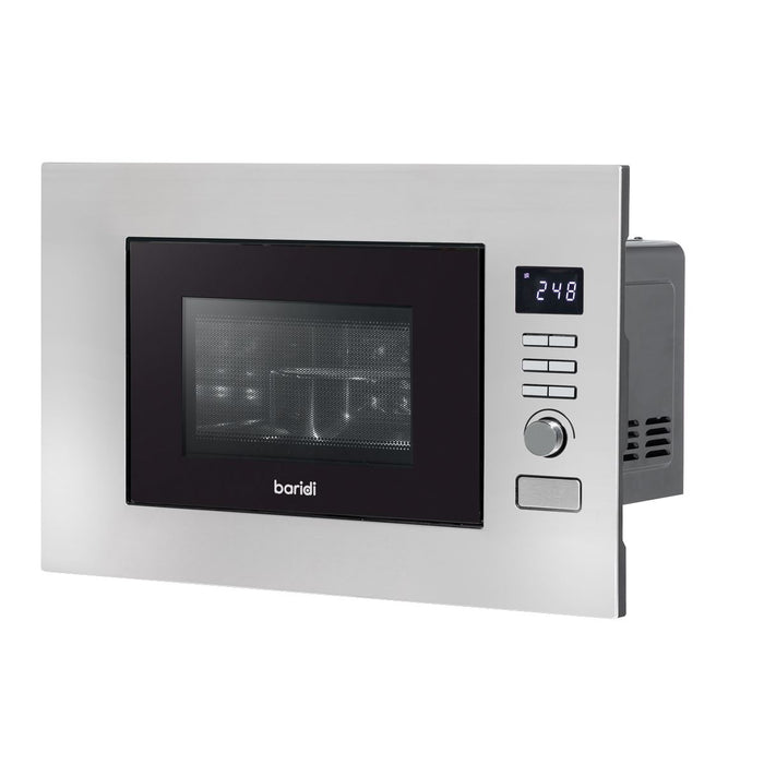 Baridi Integrated Microwave Oven 20L Capacity 900W - Stainless Steel Baridi - Town Tools 