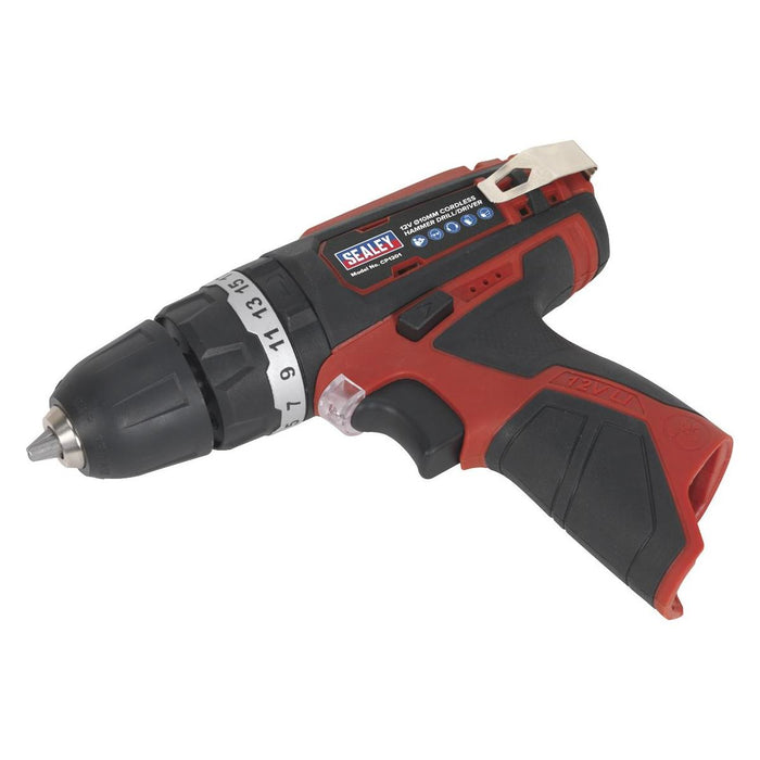 Sealey Cordless Combi Drill10mm 12V SV12 Series Body Only CP1201 Sealey - Town Tools 