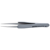Draper Knipex 92 21 10 ESD Precision Tweezers with rubber handles ESD, 123mm
