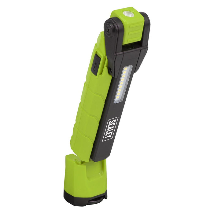 Sealey Rechargeable 360 Inspection Light 10W & 2 x 4W SMD LED - Green LED3605G Sealey - Town Tools 