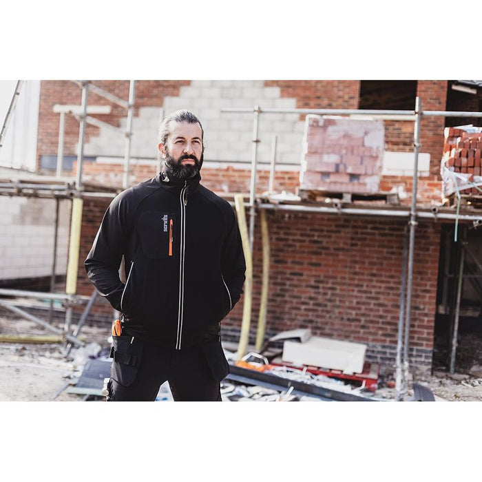 Scruffs Trade Flex Softshell Jacket Black L Scruffs - Town Tools 